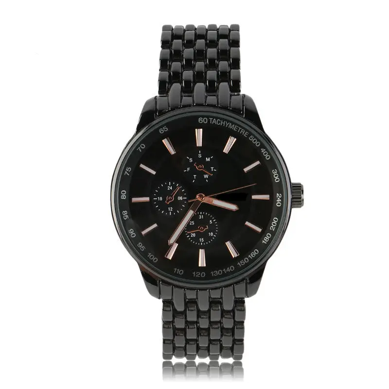 Sinobi Quartz Watchquartz-Watchwatches Top Luxury Full Steel Wrist Watch Waterproof Clockrelogio Masculino 2