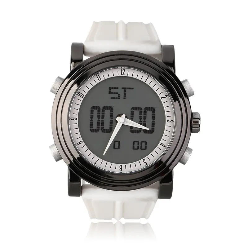 Sinobi Watches Top Luxury Digital Analog Display Silicone Bandwatchmultifunction Relogio Masculino 1