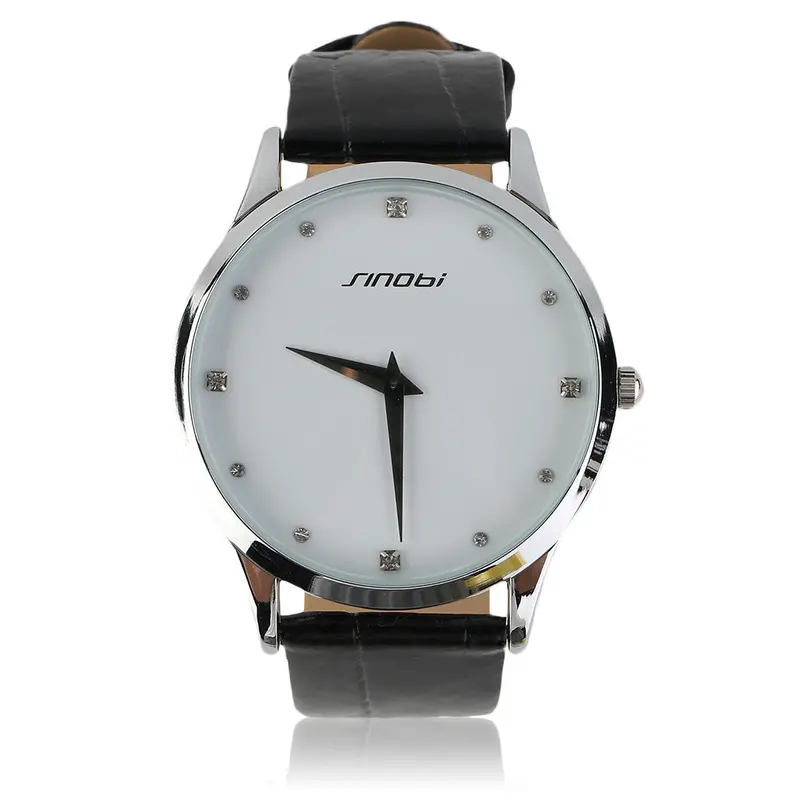 Sinobicasual Style Waterproof Wristwatch Slim Thin Business Leather Strap Quartz Classicwatch Relojes Hombre 1