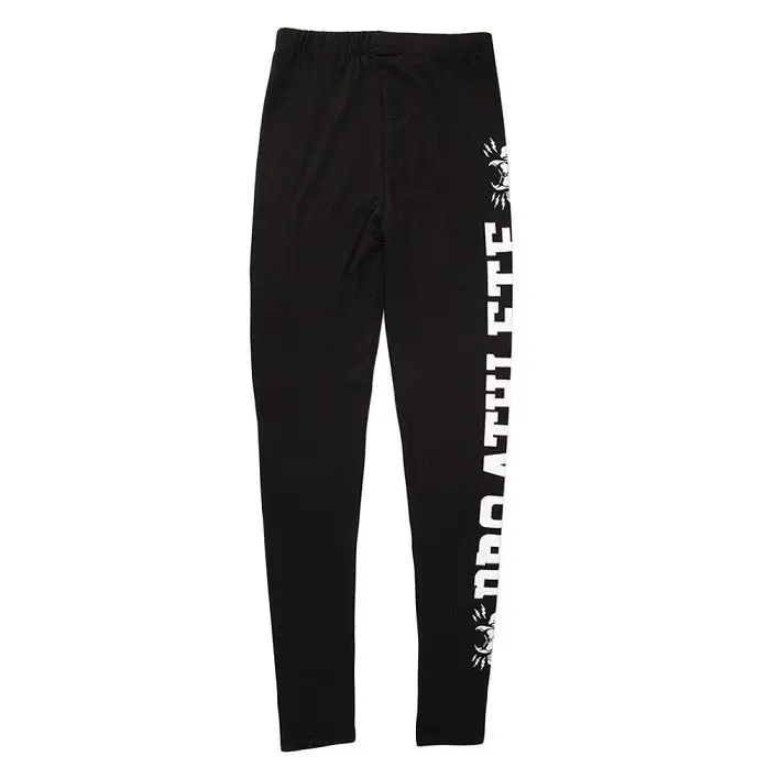 Skeleton Letter Floral Print Long Leggings Fitness Pencil Pants One Size Long Pants 1