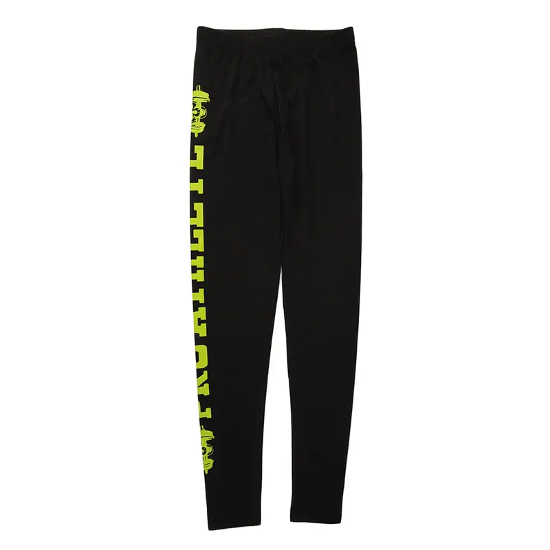 Skeleton Letter Floral Print Long Leggings Fitness Pencil Pants One Size Long Pants 2