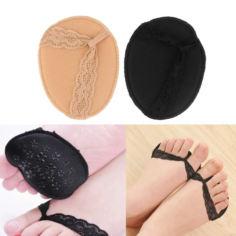 Skin Color Ladies Forefoot Invisible High Heeled Shoesslip Resistant Half Yard Pads 1