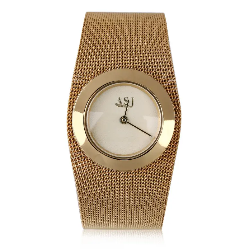 Sladiesstylish Clockluxury Steel Business Bracelet Wrist Dress Quartz Watch Creative Watches 1