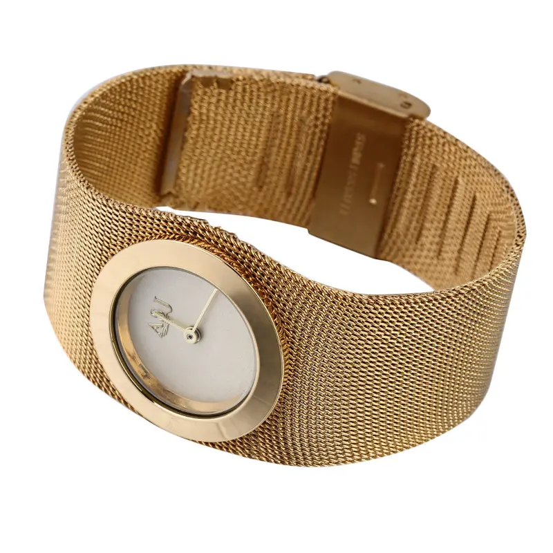 Sladiesstylish Clockluxury Steel Business Bracelet Wrist Dress Quartz Watch Creative Watches 2