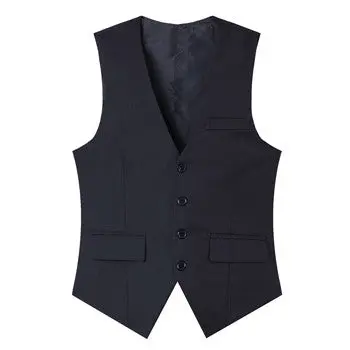 Sleeveless Blazers Vest Casual Slim Fit Veste De Loisir Herren Anzug Blazers Notched Lapel Vest 1