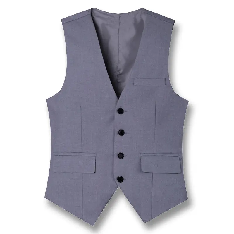 Sleeveless Blazers Vest Casual Slim Fit Veste De Loisir Herren Anzug Blazers Notched Lapel Vest 3
