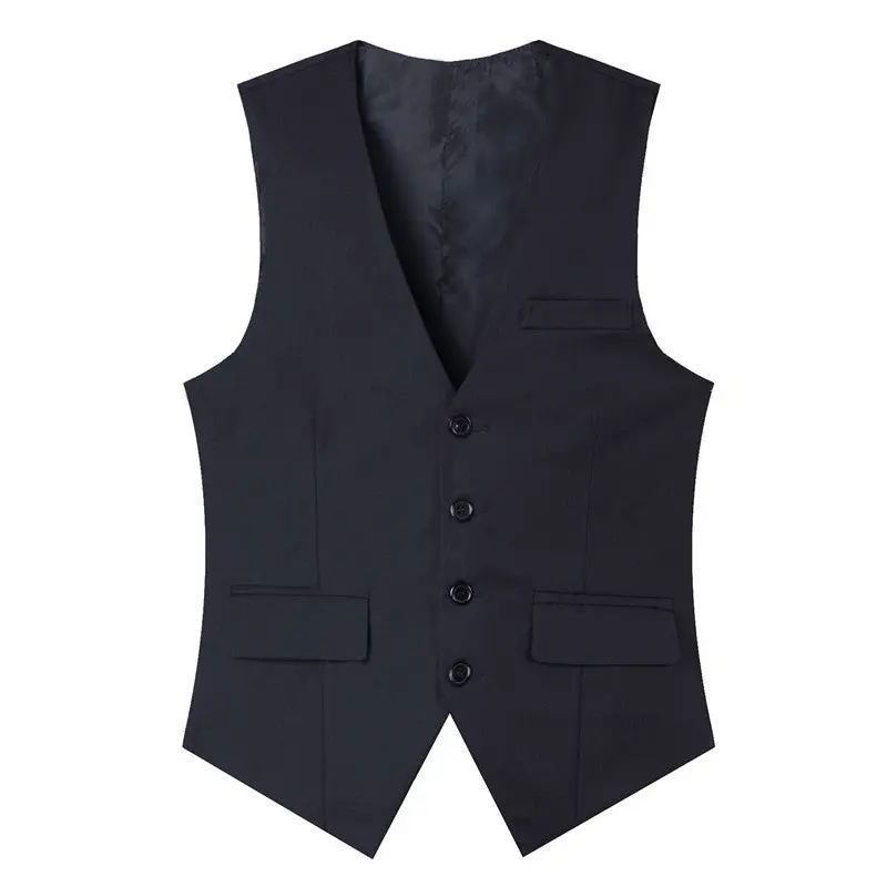 Sleeveless Blazers Vest Casual Slim Fit Veste De Loisir Herren Anzug Blazers Notched Lapel Vest 5