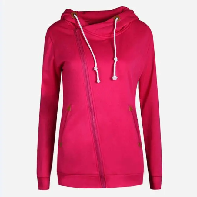 Slim-Fit Hooded Sweatshirt – Solid Color Long-Sleeve Pullover in 8 Shades