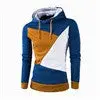 Slim Hoodies Casual Color Stitching Long Sleeve Hooded Sweatshirtdesign Hoodies 1