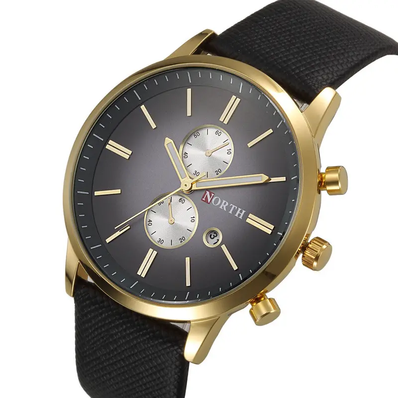 Slim Leather Luxury Men Sports Watches Men's Quartz Date Clock Business Army Military Wrist Watch Relogio Reloj 1