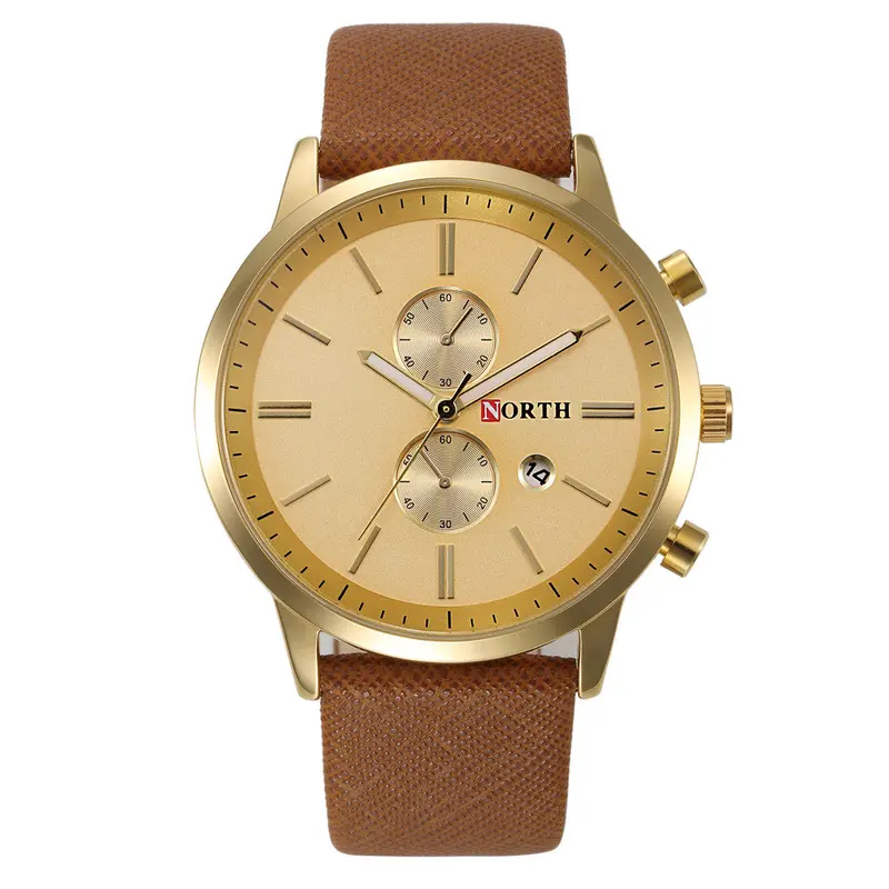 Slim Leather Luxury Men Sports Watches Men's Quartz Date Clock Business Army Military Wrist Watch Relogio Reloj 4