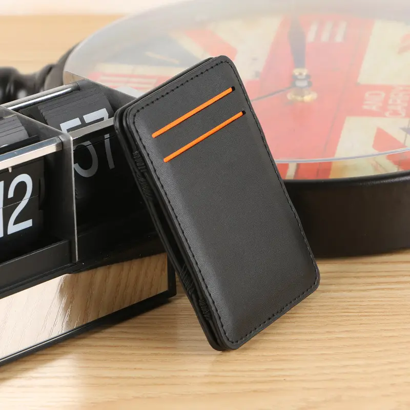 Slim Magic Wallet Leather Purse Men Carteira Magica Masculina Monnaie Small Wallets 2