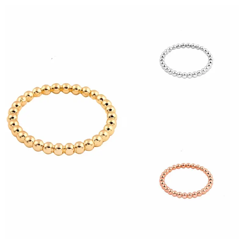 Slim Stacking Skinny Ring Band Beaded Ring Full Bead Wire Rings Rings 1