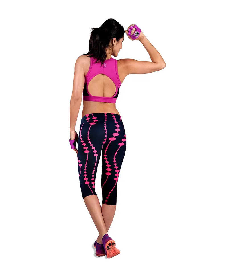Slim Thin High Elastic Waist Jeggings Printed Stretch Cropped Pencil Pants Leggings For Women 5