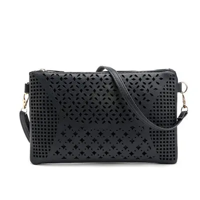 Small Casual Women Messenger Bags Pu Hollow Out Crossbody Bags Ladies Shoulder Purse And Handbags Bolsas Feminina 1