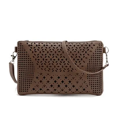 Small Casual Women Messenger Bags Pu Hollow Out Crossbody Bags Ladies Shoulder Purse And Handbags Bolsas Feminina 3