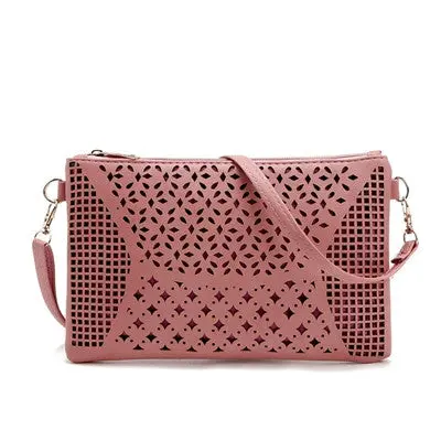 Small Casual Women Messenger Bags Pu Hollow Out Crossbody Bags Ladies Shoulder Purse And Handbags Bolsas Feminina 6
