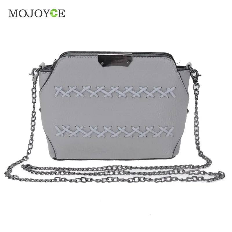 Small Women Messenger Bags Chain Rivet Leather Handbags Women Bag Crossbody Bags Handbags Women Famous Brands Bolsa Feminina 2