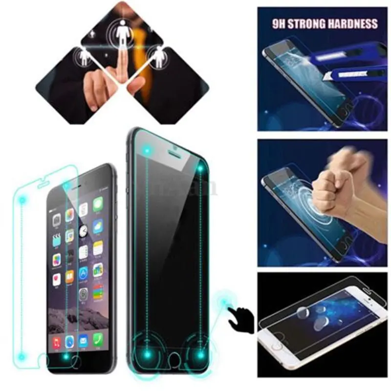 Smart Touch Key Tempered Glass Lcd Film Screen Protector For Iphone 6/6S Plus 1
