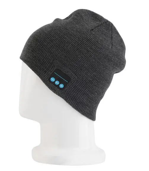 Smart Wireless Bluetooth Musicwarm Knitted Beanie Hat Headphones Cap With Hands Earphone 1