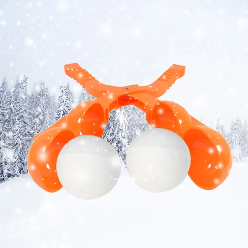 Snow Ball S Mold Tool Kids Toy Double Scoop Snowball Maker Clip Outdoor Sports Clay Ball Maker Rom Color 1