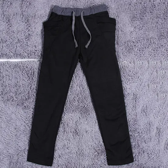 Soft Elastic Waist Casual Sports Long Pants For Running Dancing 1