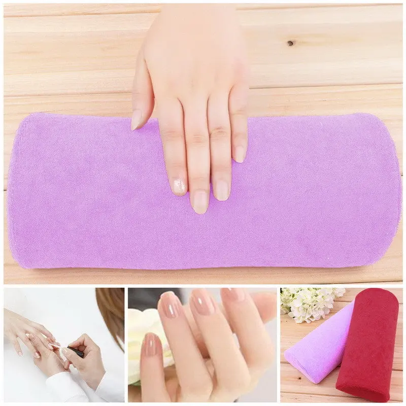 Soft Purple Hand Rest Cushion Pillow Nail Art Design Equipt Icure Hand Pillow For Icure,Equipt For Nails 1
