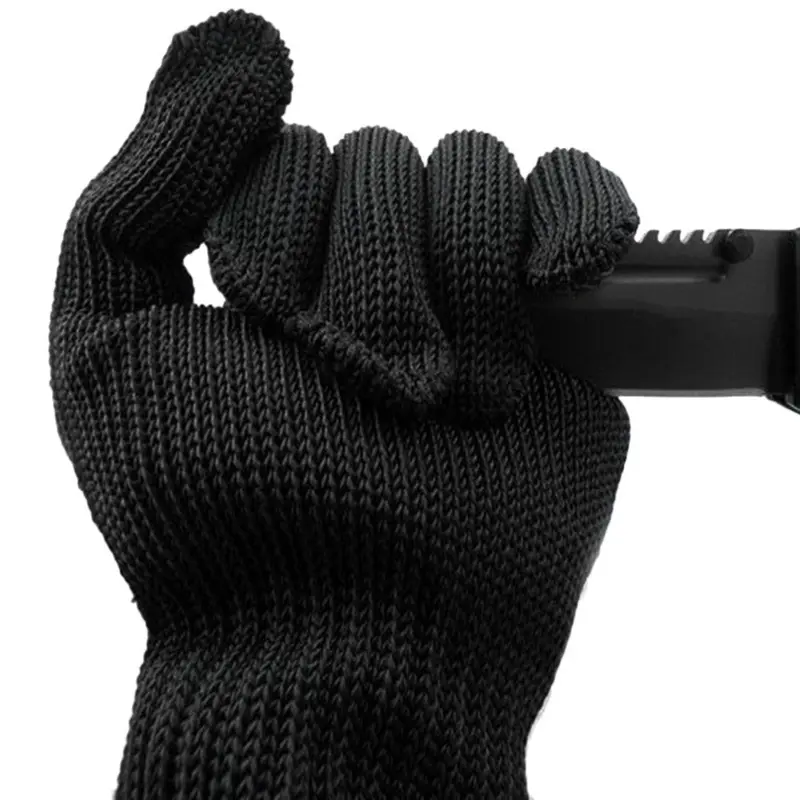 Soft Stainless Steel Wire Cut Resistant Anti-Cutting Anti-Static Gloves Safety Protective Metal Mesh Gloves 1