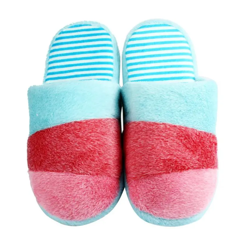 Soft Warm Lovely Velvet Women Ladies Home Anti Slip Slippers Indoor Shoes Cotton Slippers Soft Shoes 4