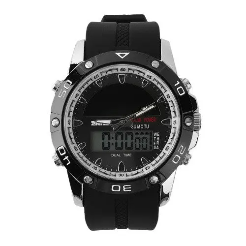 Solar Energy Watch Digital Quartzsports Watches Multifunctional Outdoor Military Dress Wristwatches 3