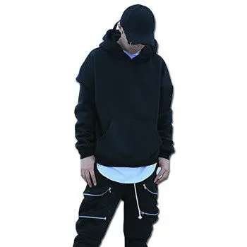Solid Color Hoodies And Sweatshirts Pullovers Sportswear Casual Slim Fitfleece Hooded Coats 1