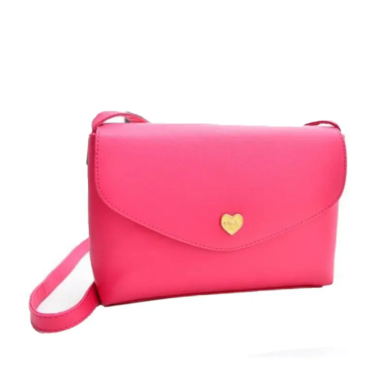 Solid Heart-Shaped Women Hbag Leather Shoulder Bags Satchel Tote Purse Clutch Ladies Girl Bolsa Feminina Messenger 2