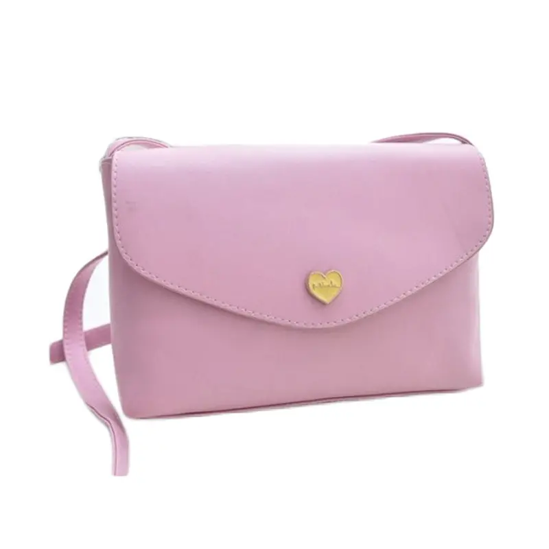 Solid Heart-Shaped Women Hbag Leather Shoulder Bags Satchel Tote Purse Clutch Ladies Girl Bolsa Feminina Messenger 3