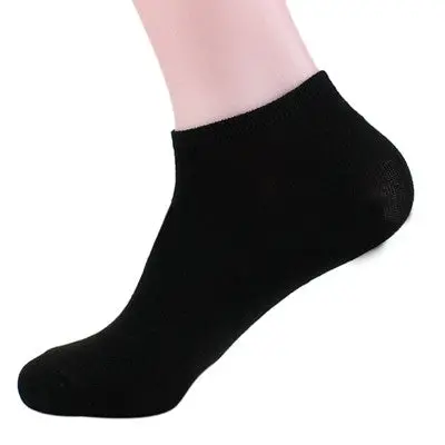 Solid White Black Gray Colors 3D Men Socks Invisible Men's Ankle Socks Breathable Thin Socks 1