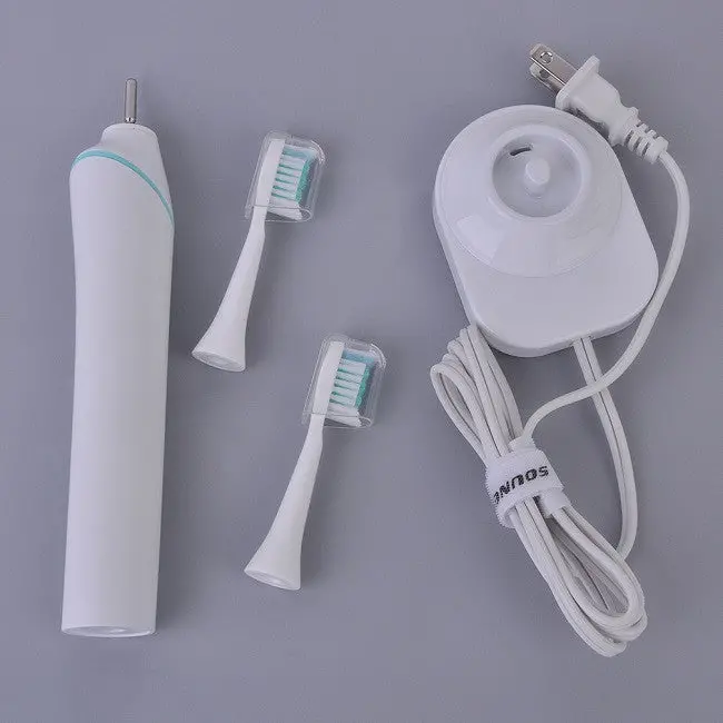 Souness Wireless Charge Sonic Electric Toothbrush Waterproof Electric Teeth Brush 2 Head Tooth Brush Rechargeable For Adult 2