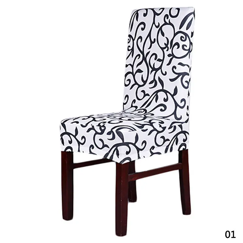 Spandex 13 Colors Stretch Dining Chair Cover Restaurant Weddings Banquet Home Decoration Decor Christmas Chair Covers 91871 1