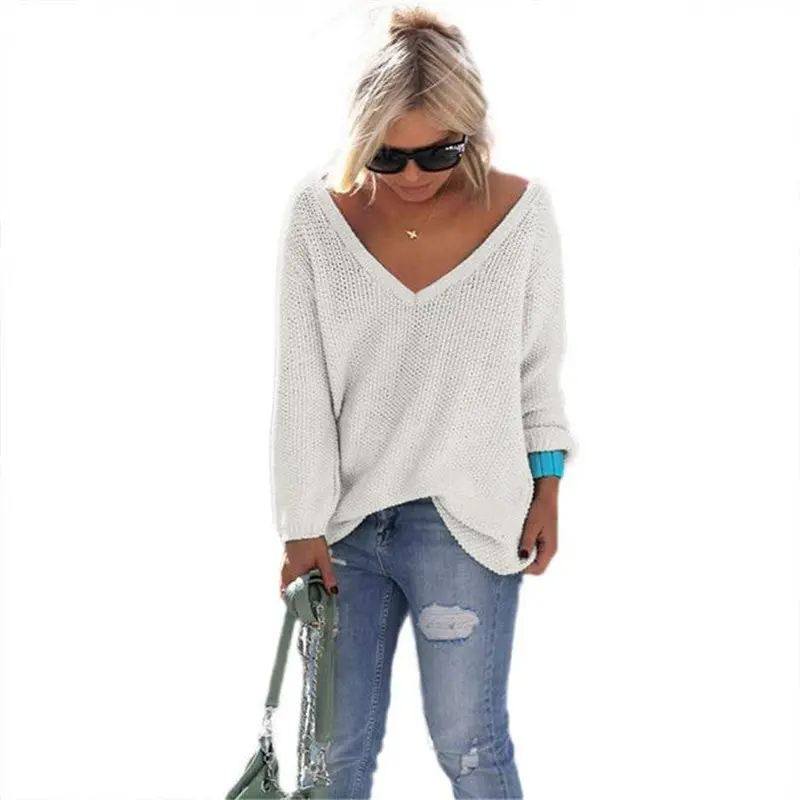 Split-Knit Pink Pullover for Women – Layered Tricot Jumper with Long Sleeves