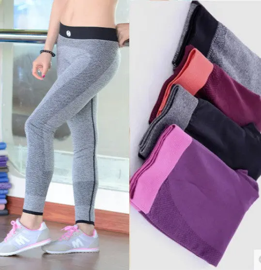 Sport Leggings Fitness Trousers Outdoor Running Legging Elastic Gym Sport Legging Jeggings J4051 5