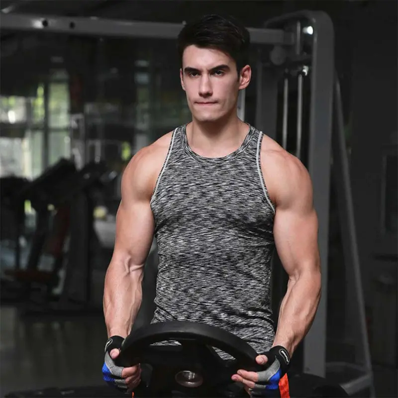 Sports Fitness Compression Breathable Sweat Absorbtion Tight Vest Fast Drying Tops M-Xl 6