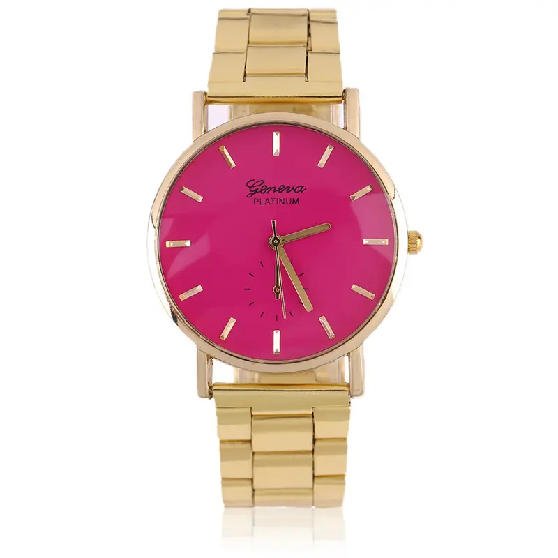 Stainless Steel Colorful Alloy Watch Wristwatch Water Resistance 3