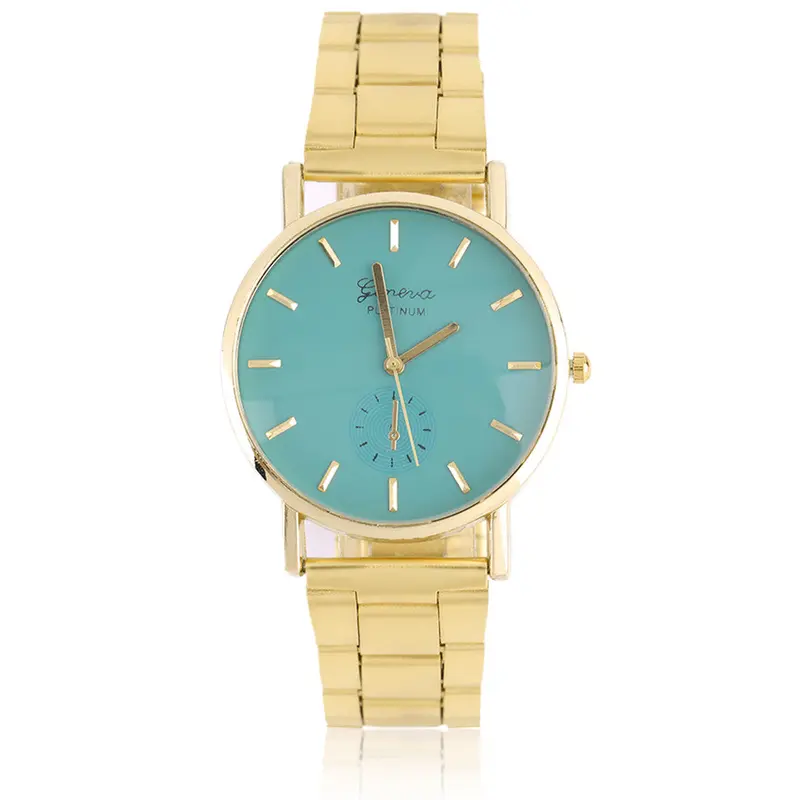 Stainless Steel Colorful Alloy Watch Wristwatch Water Resistance 5