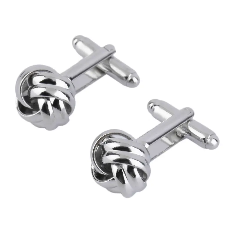 Stainless Steel Cufflinks Vintage Knot Twist Cuff Linkswedding Giftand 1