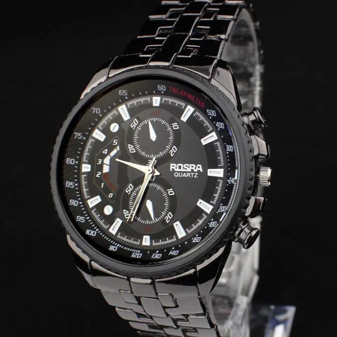 & Stainless Steel Men Watch Quartz Man Business Sport Watches Luxury Relojes Cara Military Casual Hour 1