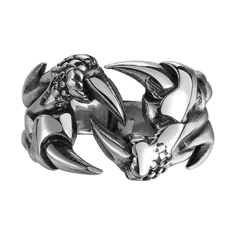 Stainless Steel Rings Claw Anel Love Mayar114 4