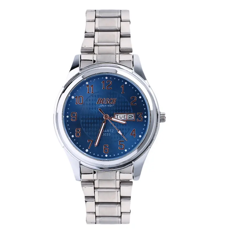 Stainless Steel Watches Good Casual Waterproof Quartz Watch 1