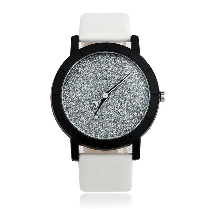 Star Minimalist Design Watches For Lovers Pu Leather Strap Watch Clock Relogio Montre Reloj 5