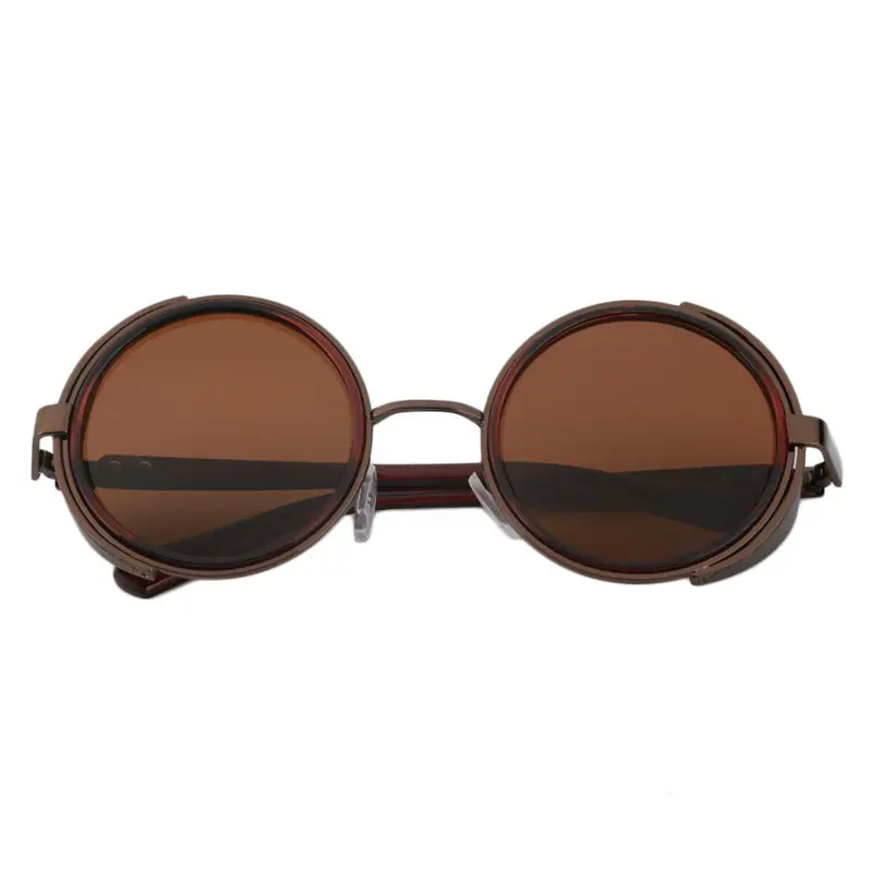 Steampunk Sunglasses Round Glasses Cyber Goggles Vintage Retro Style Blinder 1