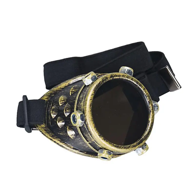 Steampunk Windproof Diy Lens Left Eye Punk Glasses Props 1