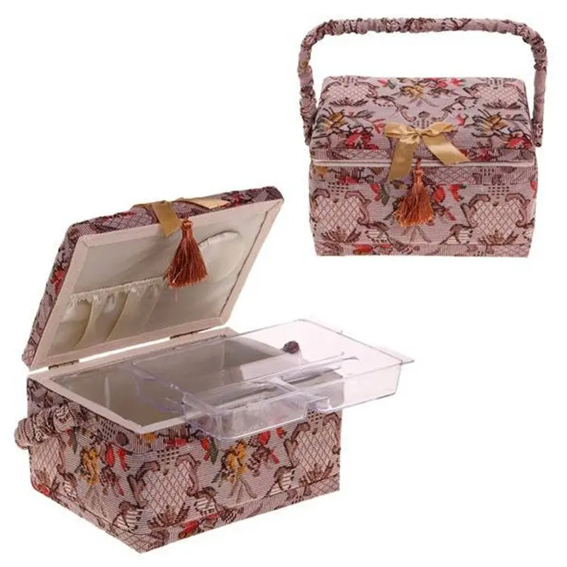 Storage Baskets Willow Wicker Picnic Basket Shopping With Handle Lid Handmade Storage Box 89887 1