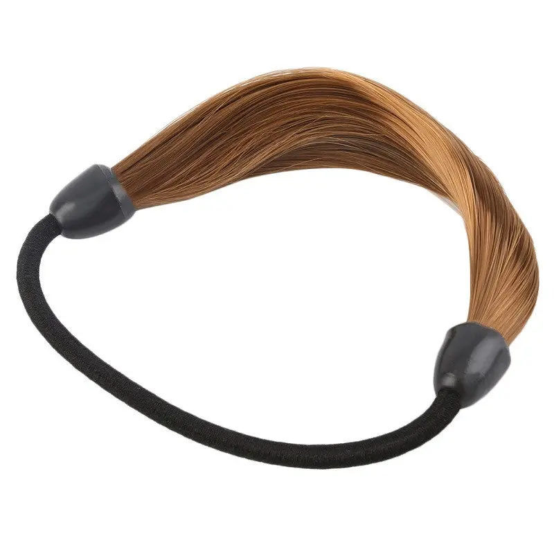 Straightbraid Wig Elastic Hair Band Rope Scrunchie Ponytail Holder 1